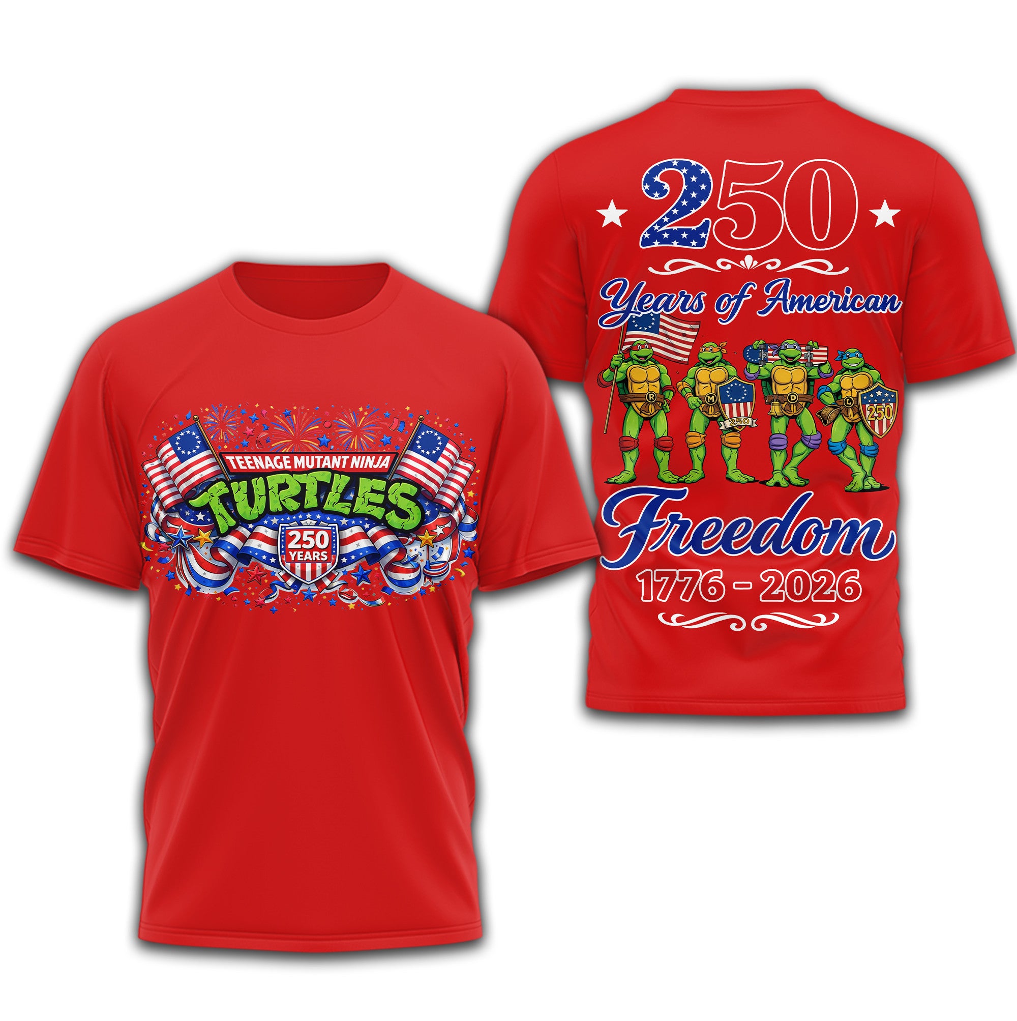 Premium TMNT 3D Shirt TD