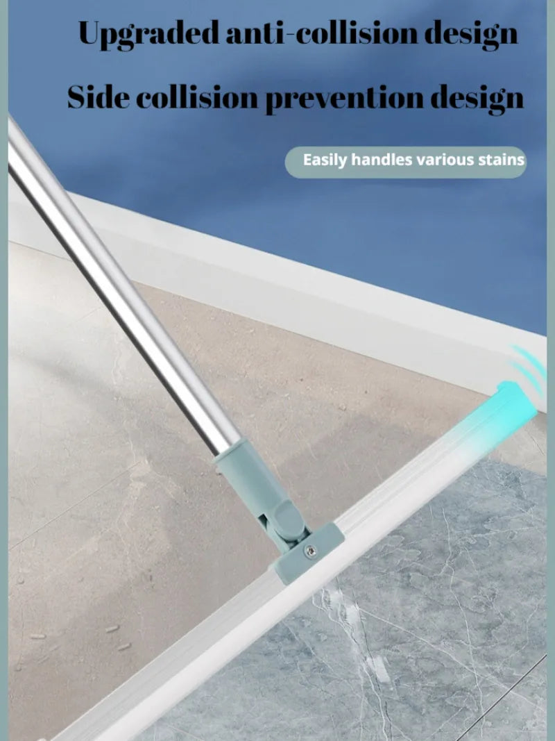 Silicone Cleaning Broom Dust-free Squeegee Wet and Dry Dual-use Floor Glass Scraper for Household Shower Rooms Bathroom Cleaning