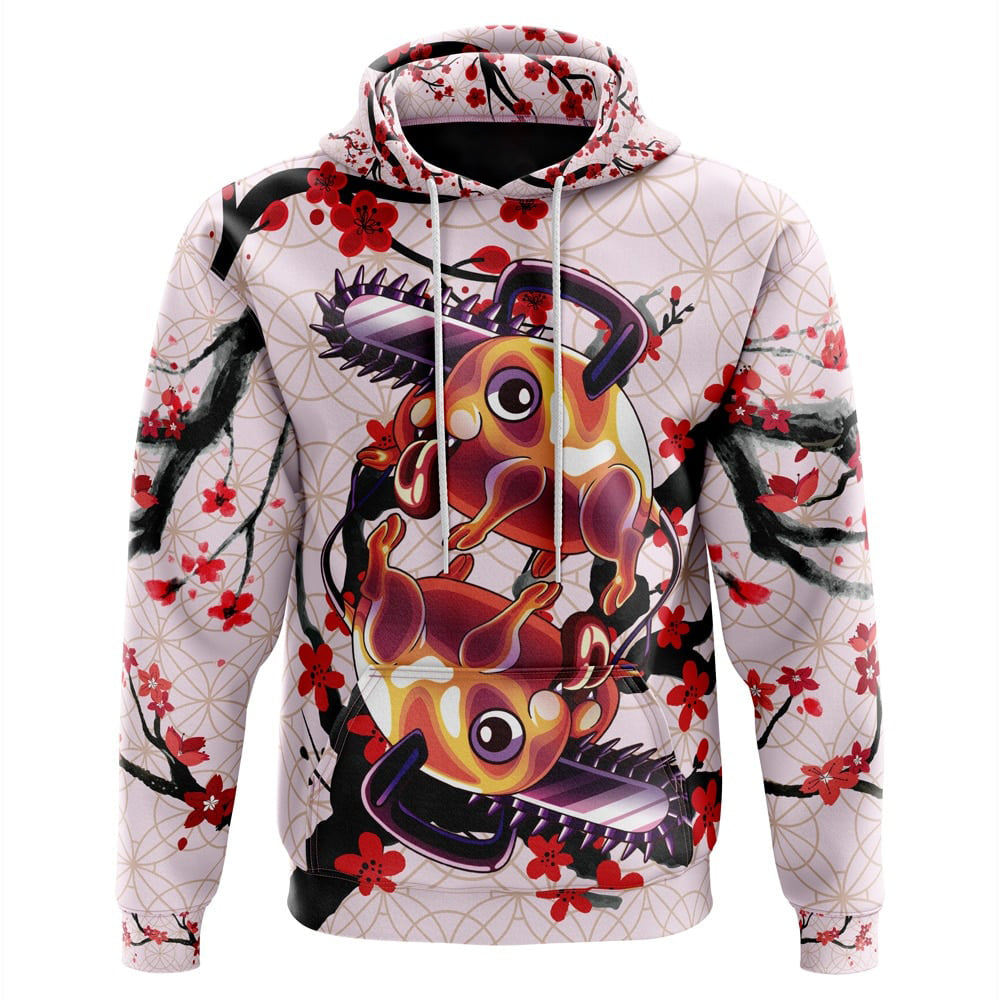 Denji x Pochita Chainsaw Man Super Hoodie
