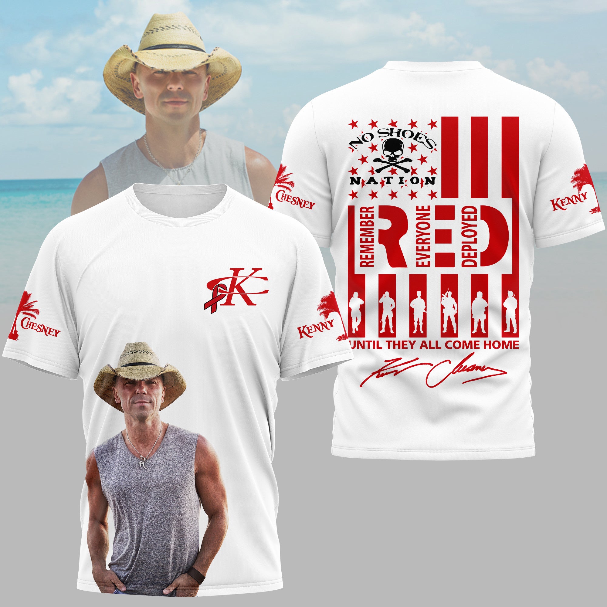 Premium KNCN Red Friday 3D Shirt NY