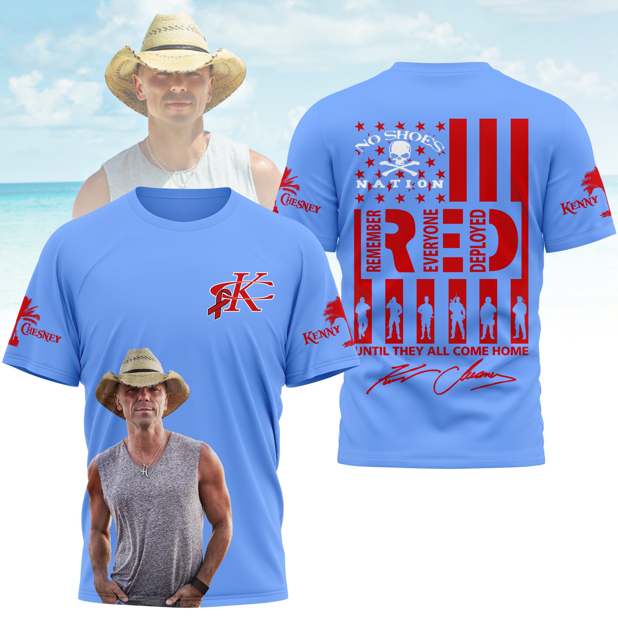 Premium KNCN Red Friday 3D Shirt NY