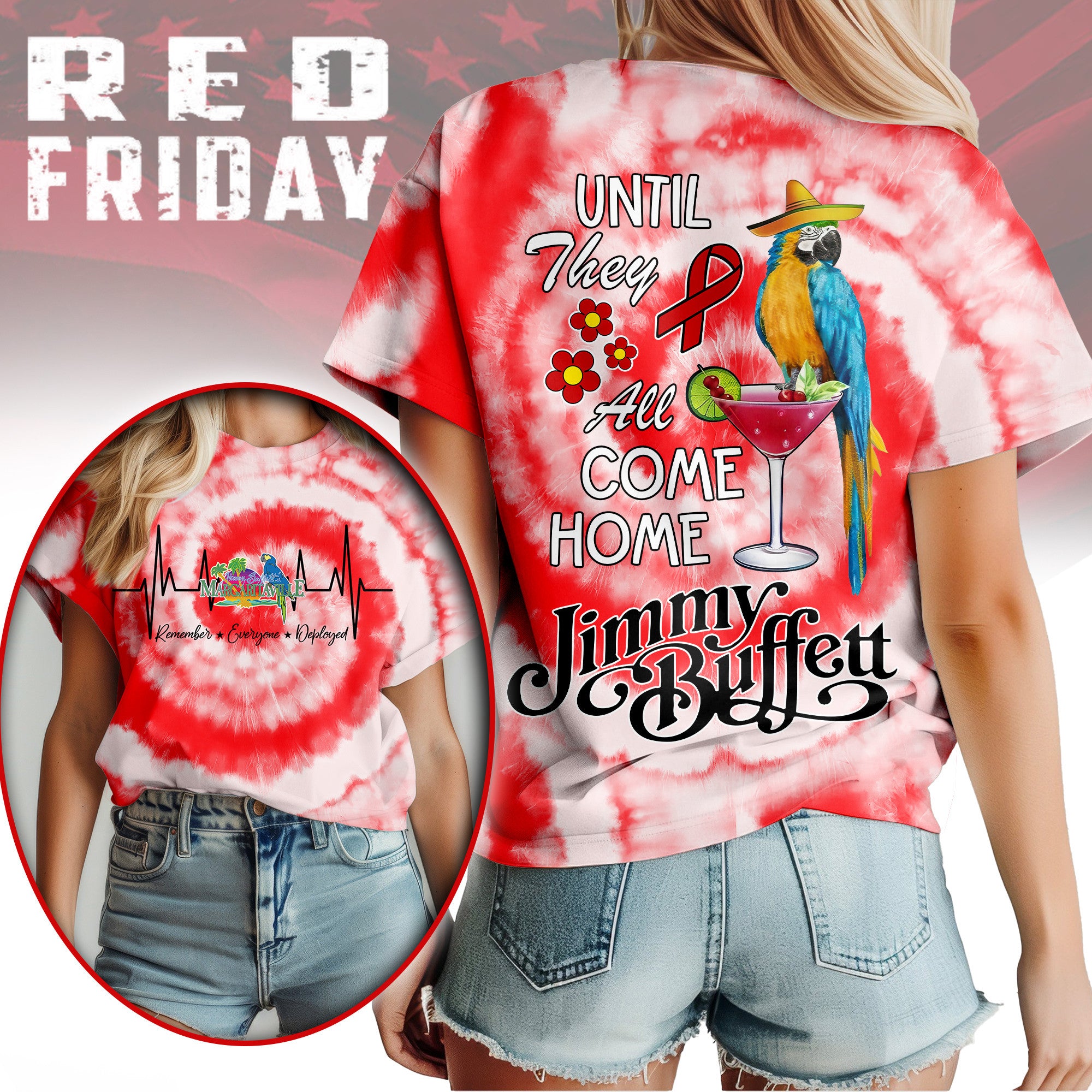 Premium JBT Red Friday 3D Shirt NY