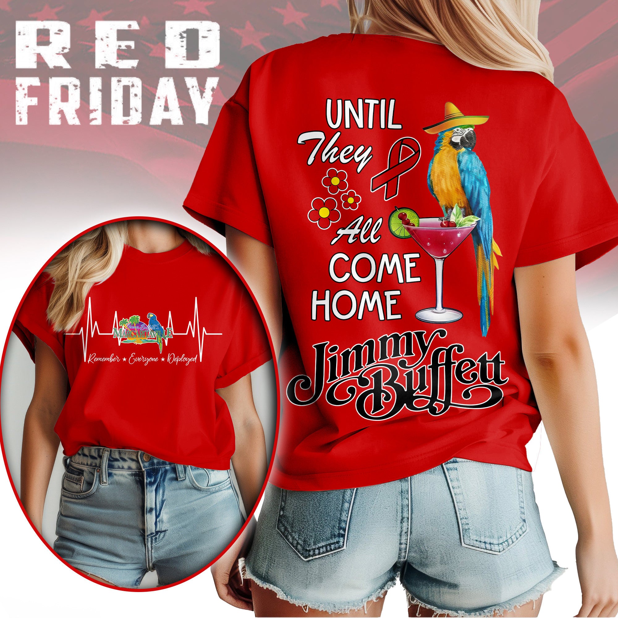 Premium JBT Red Friday 3D Shirt NY