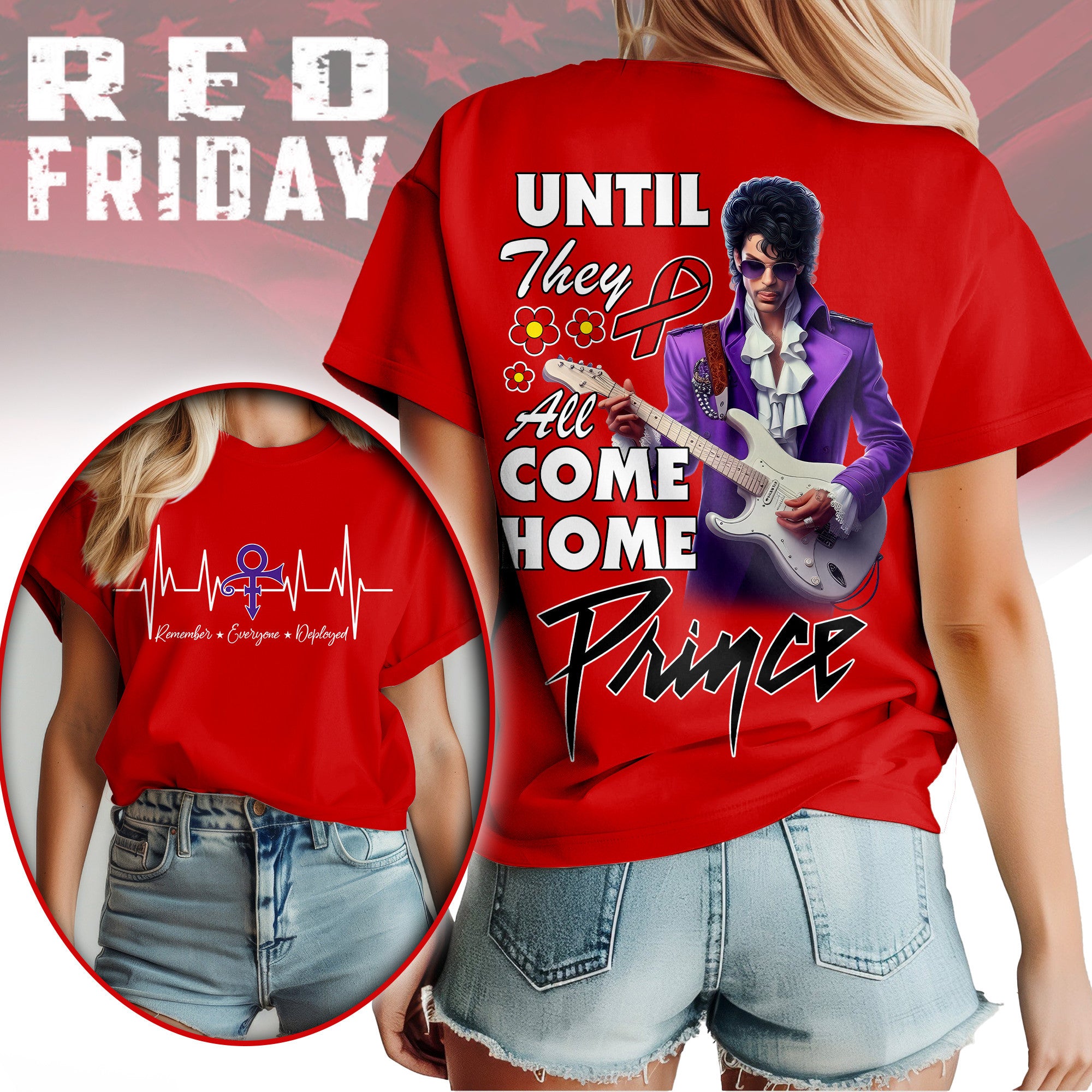 Premium PRCE Red Friday 3D Shirt NY
