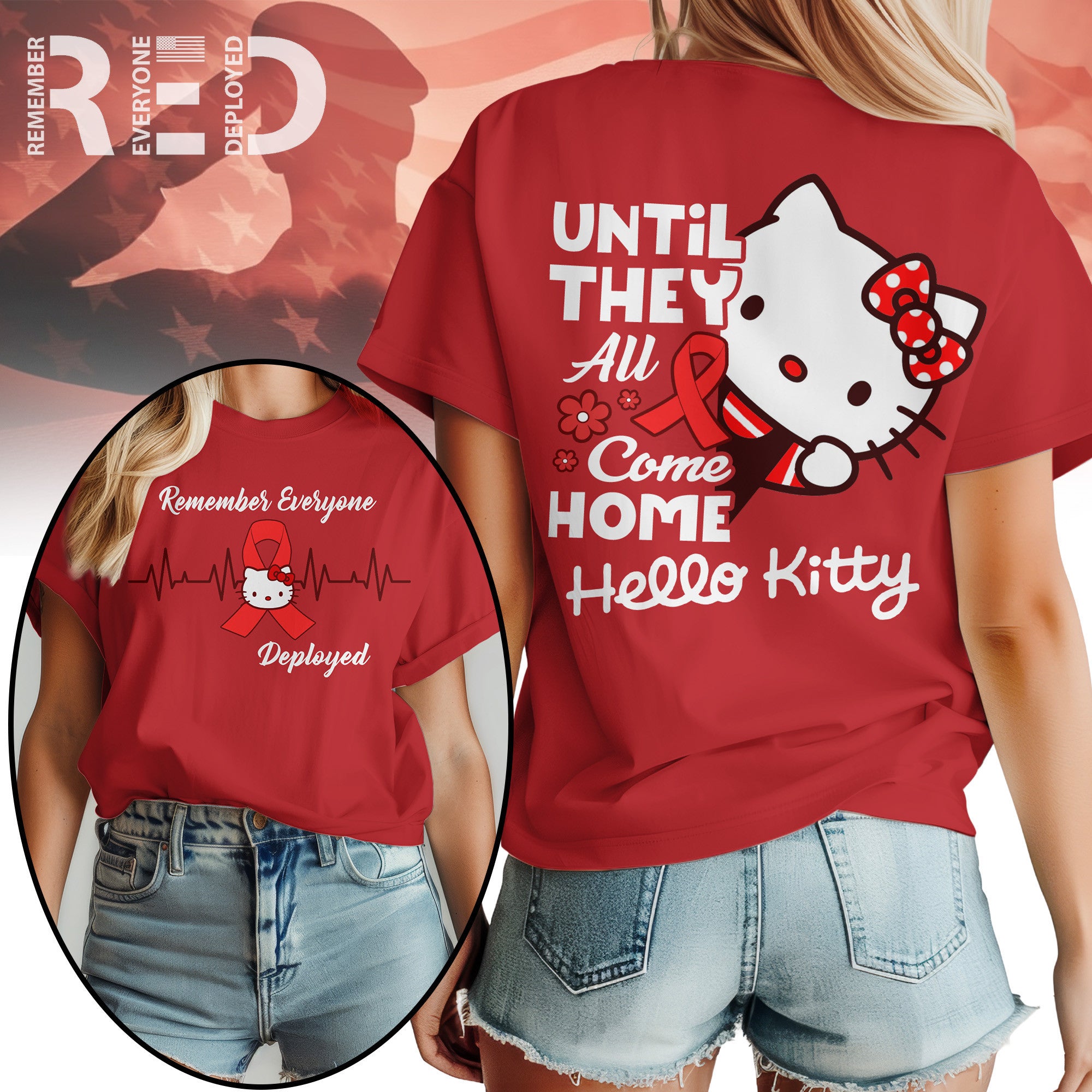Premium HLKT Red Friday 3D Shirt NY