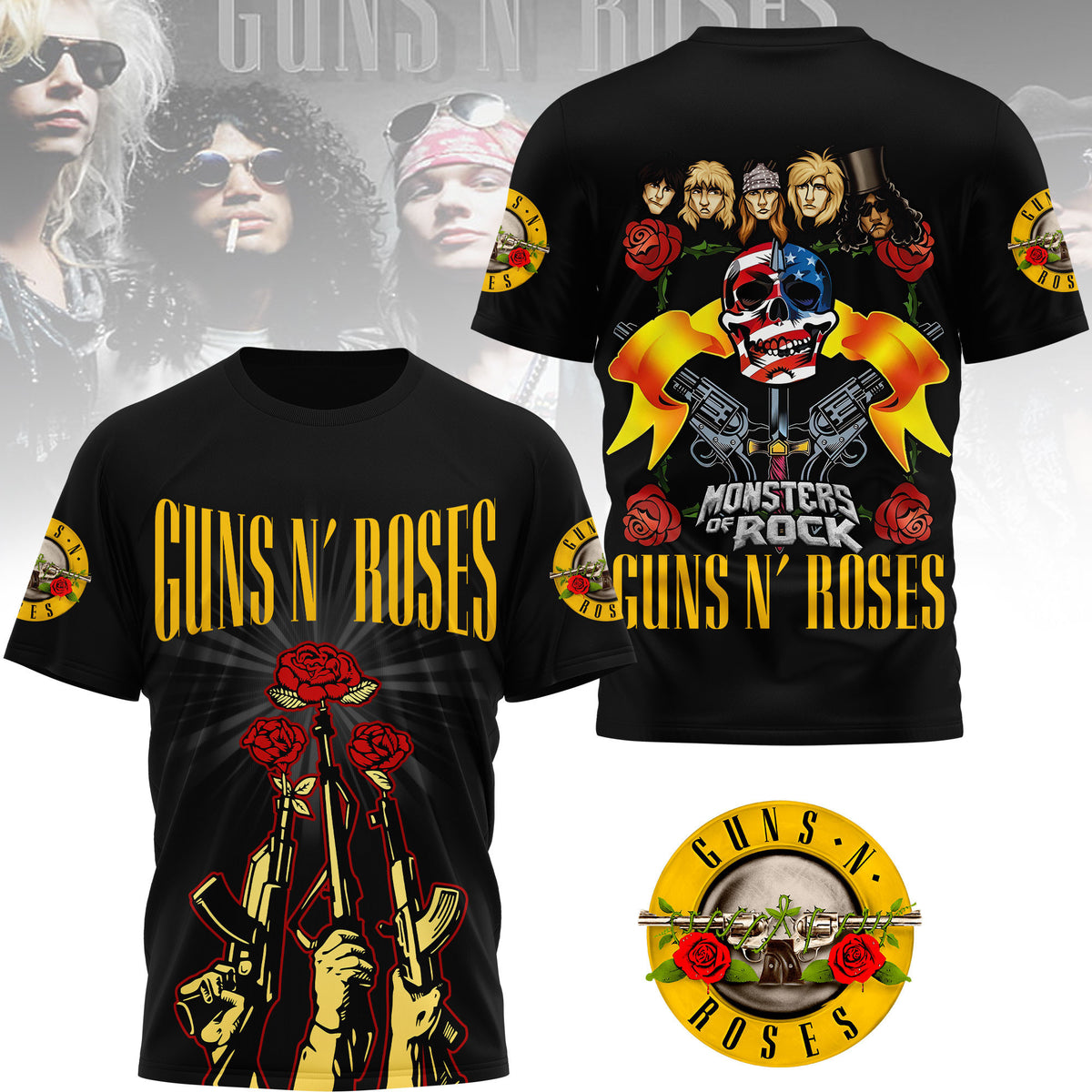 Premium GNR 3D Shirt NY