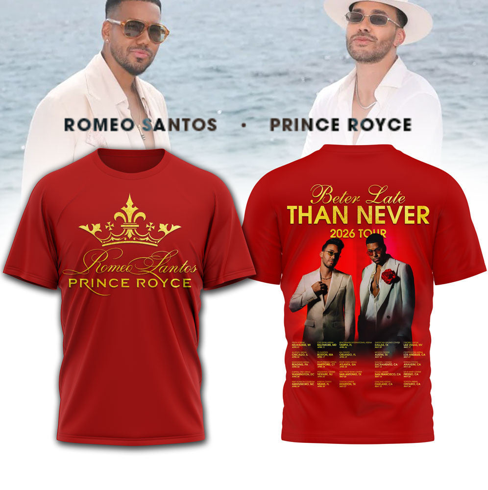 Premium RMST 2026 Tour 3D Shirt MM