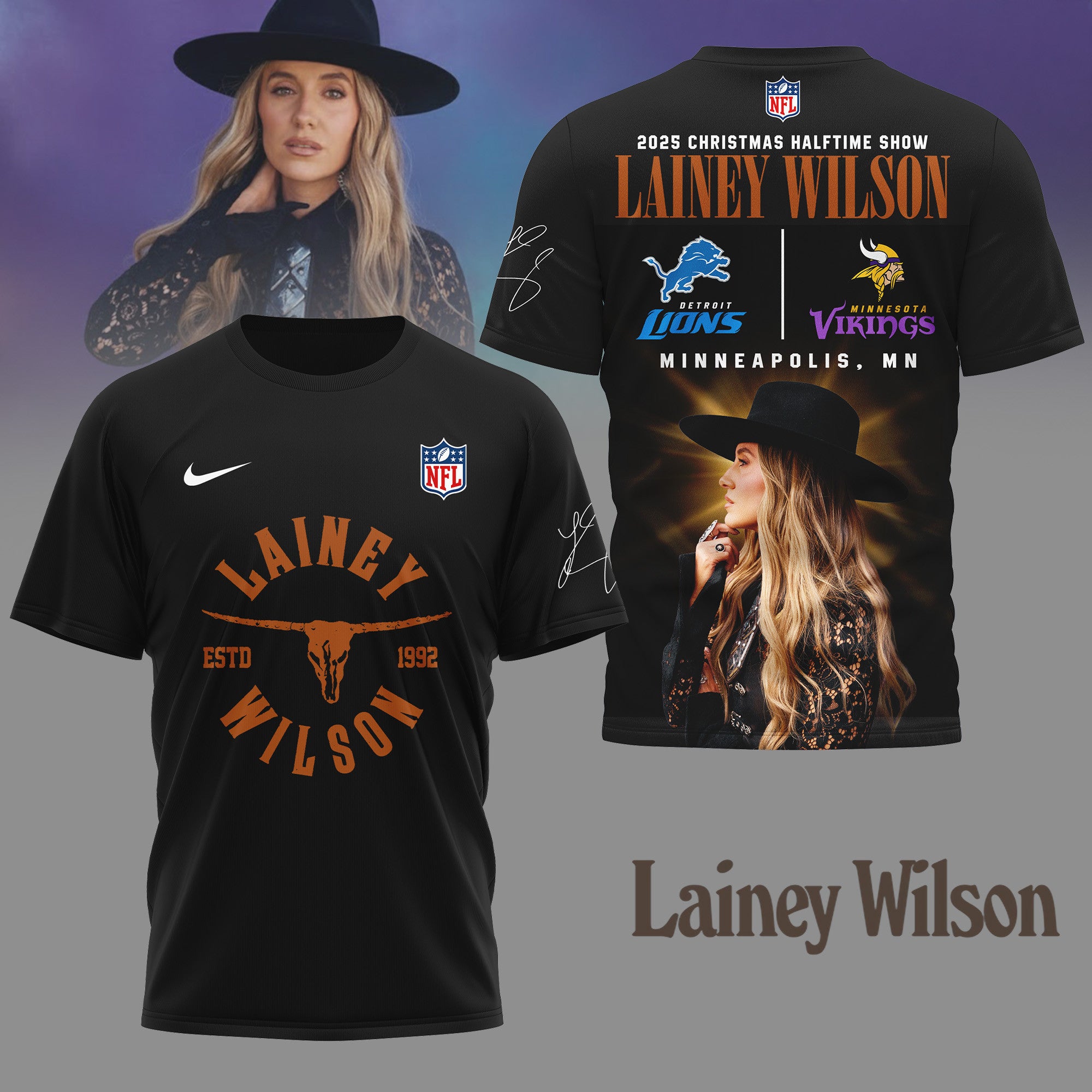 Premium LNWL 2025 Christmas Halftime Show 3D Shirt NY