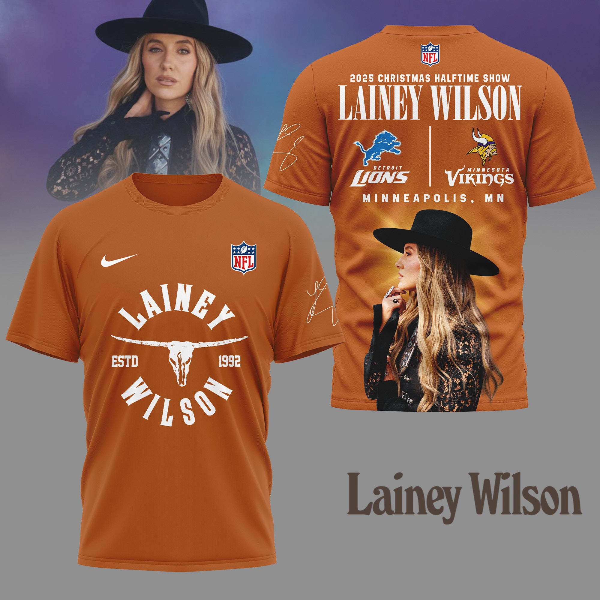 Premium LNWL 2025 Christmas Halftime Show 3D Shirt NY