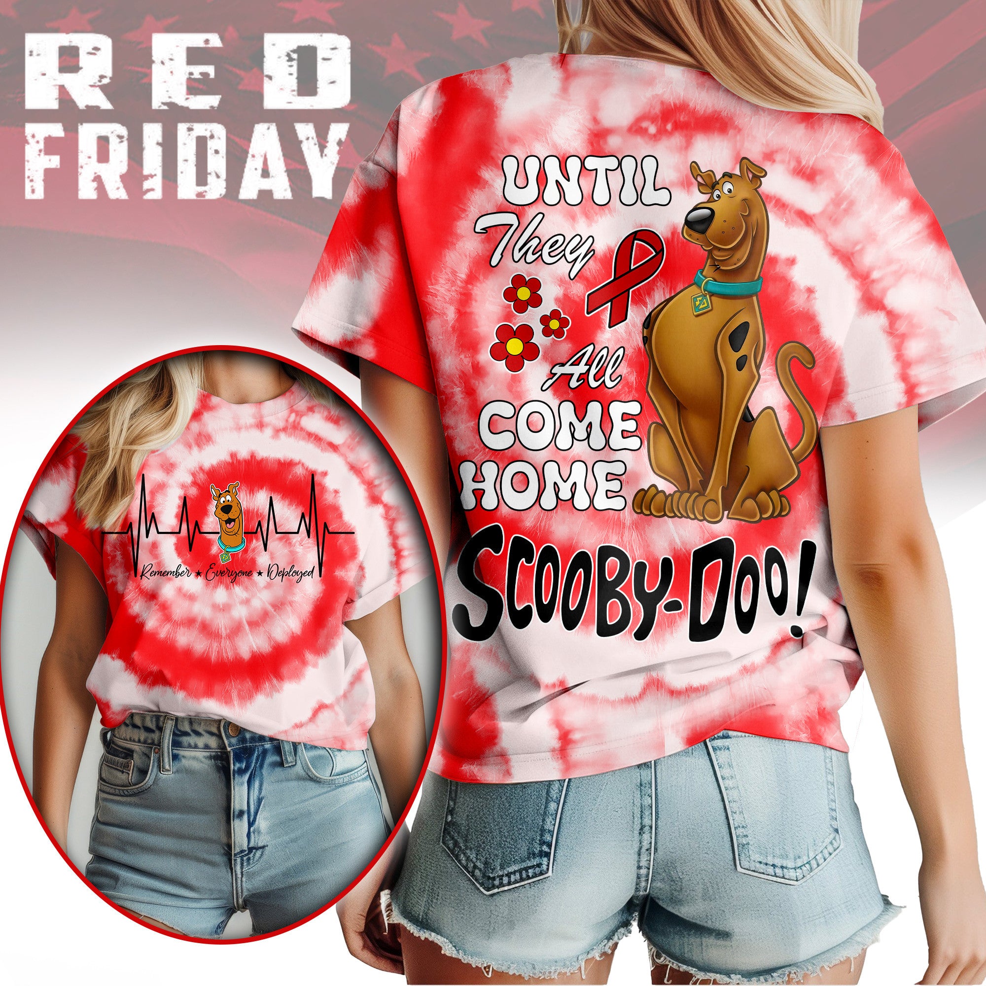 Premium SCBD Red Friday 3D Shirt NY