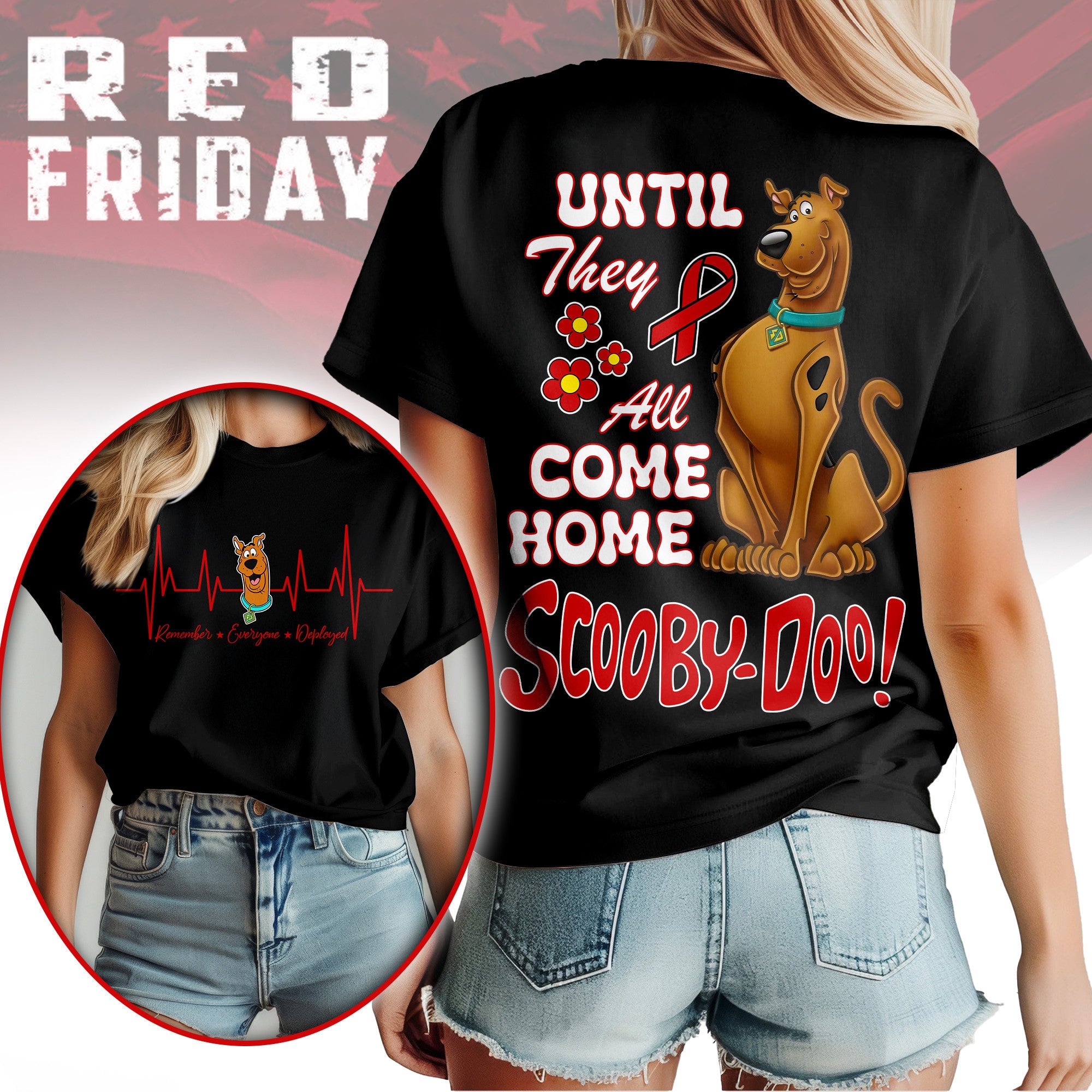 Premium SCBD Red Friday 3D Shirt NY