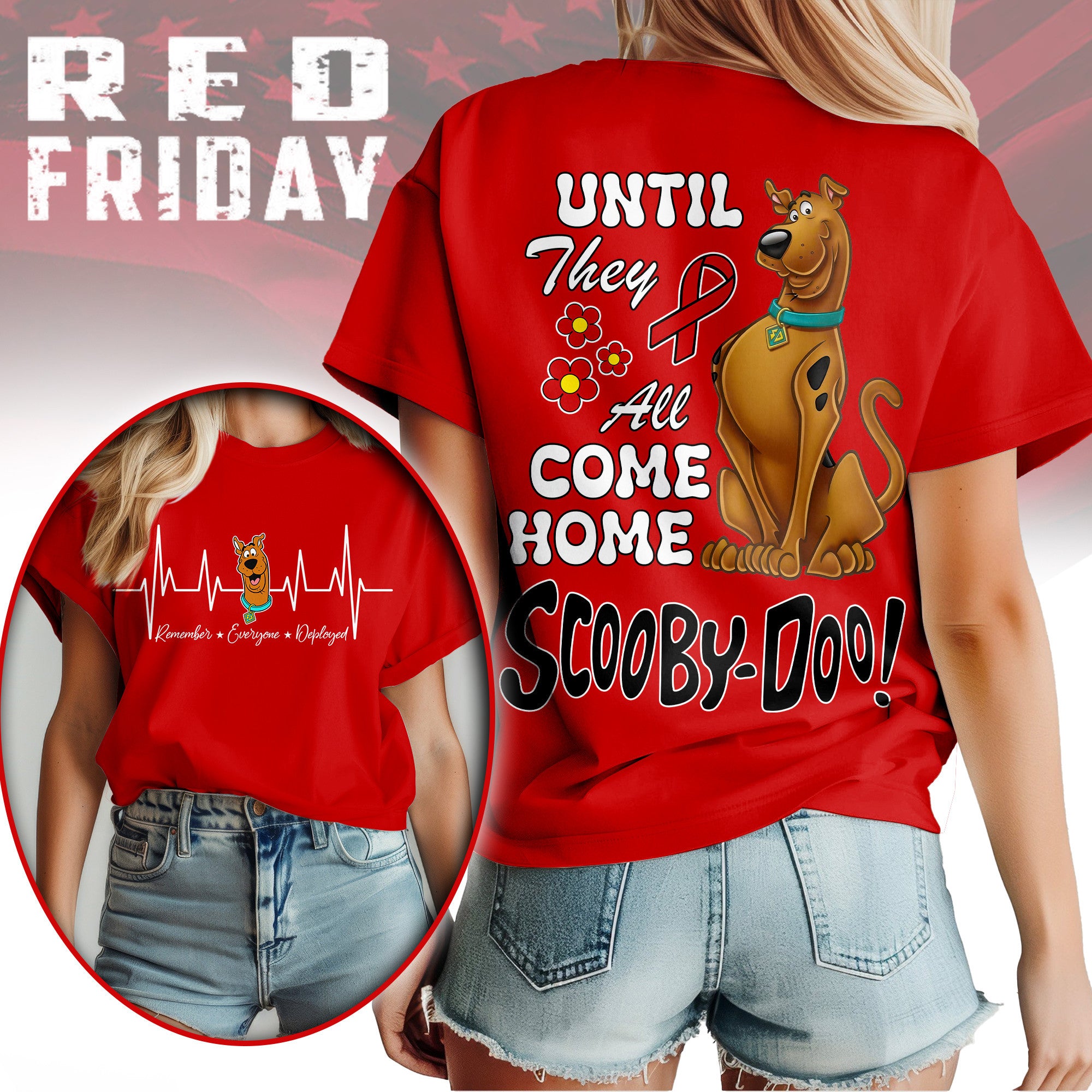 Premium SCBD Red Friday 3D Shirt NY