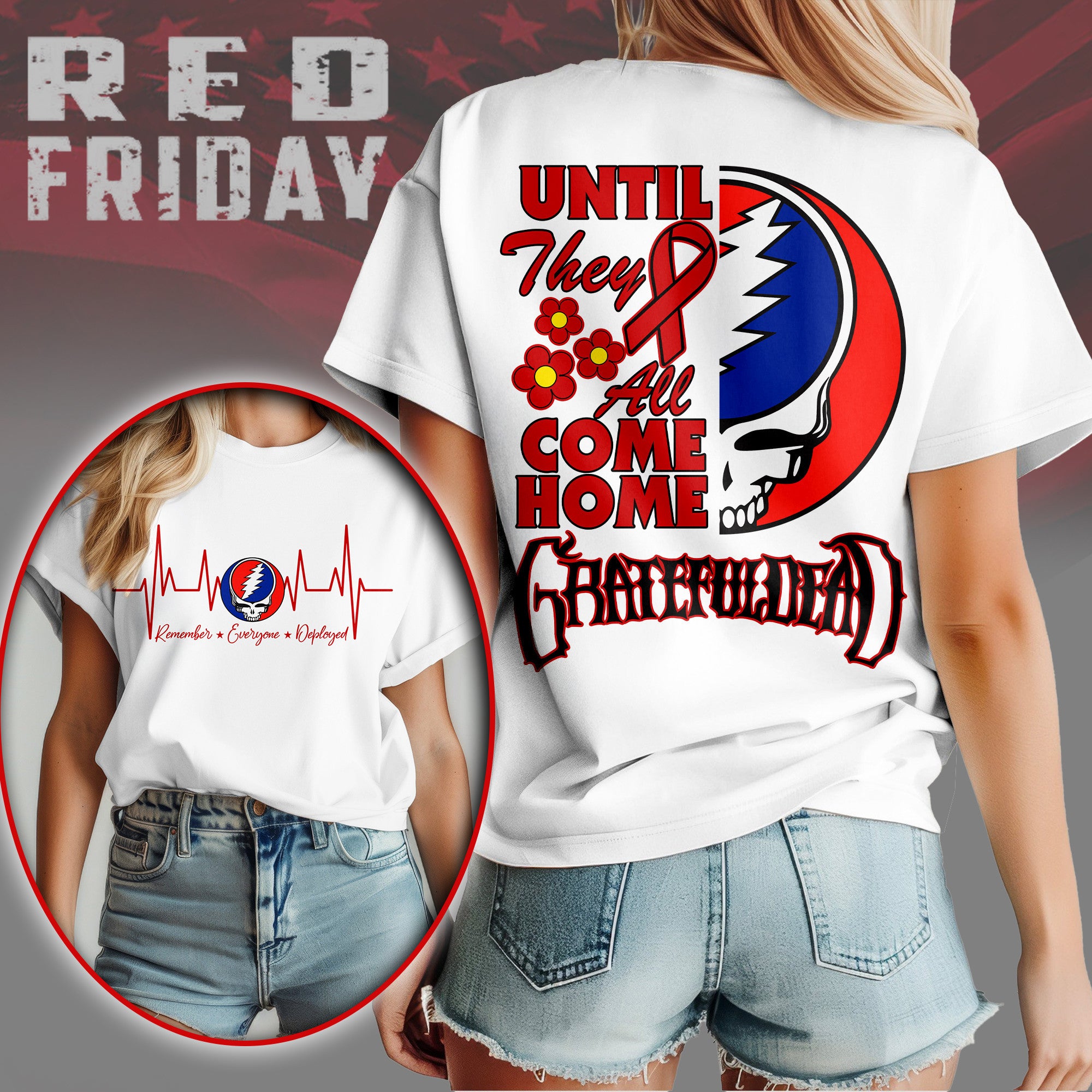 Premium GRFD Red Friday 3D Shirt NY