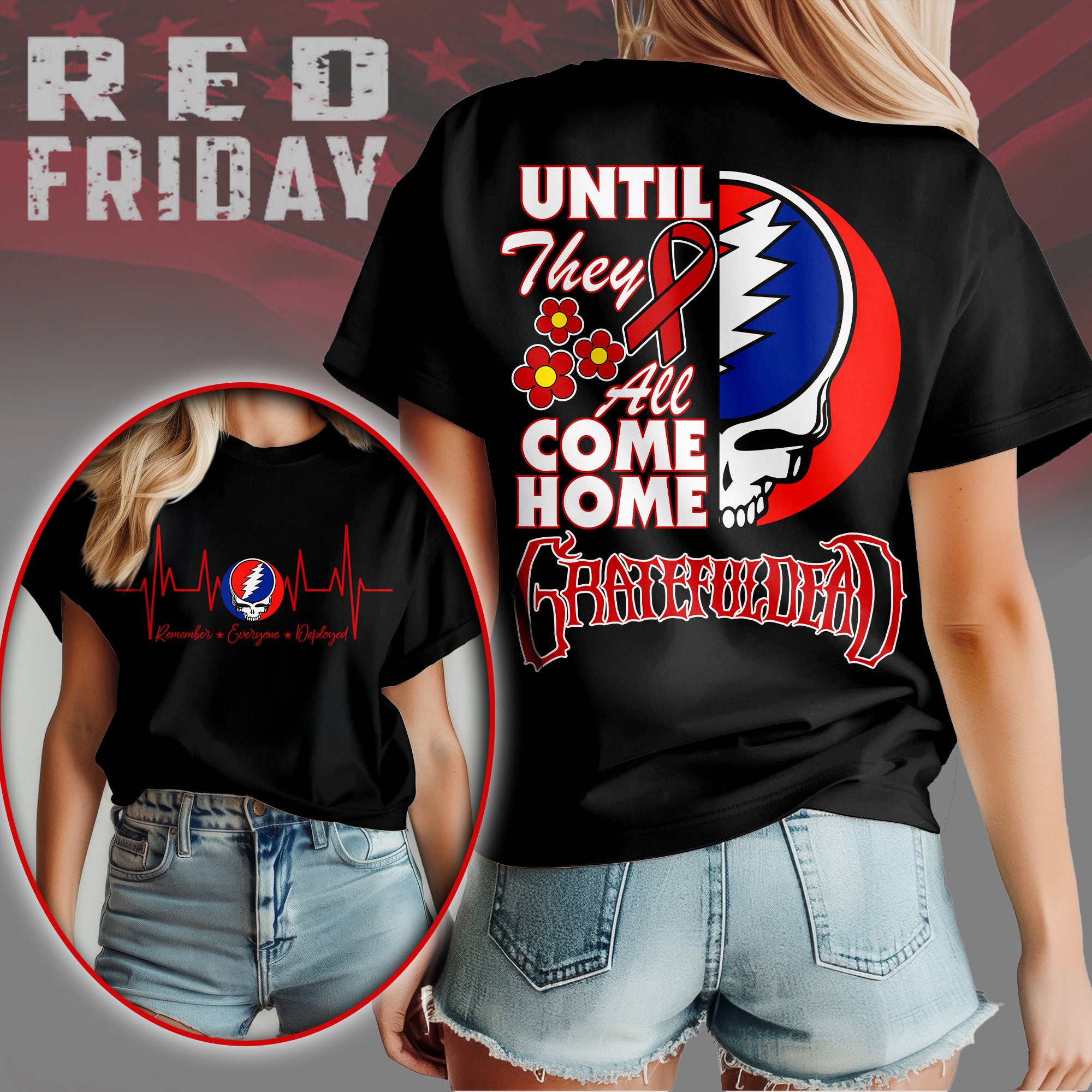 Premium GRFD Red Friday 3D Shirt NY