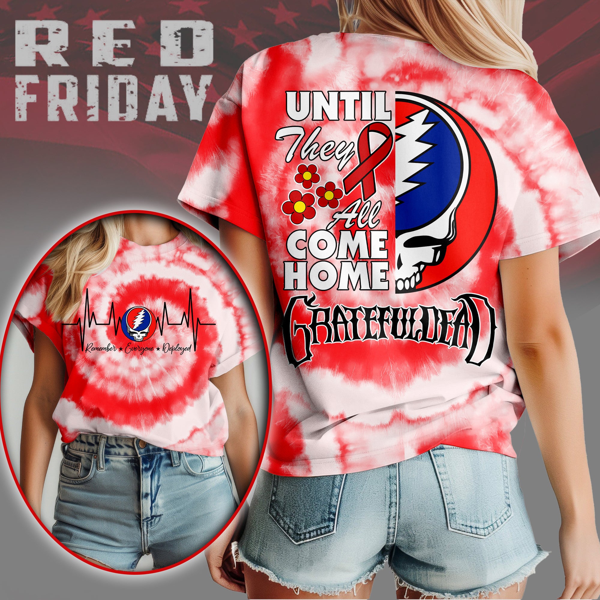 Premium GRFD Red Friday 3D Shirt NY