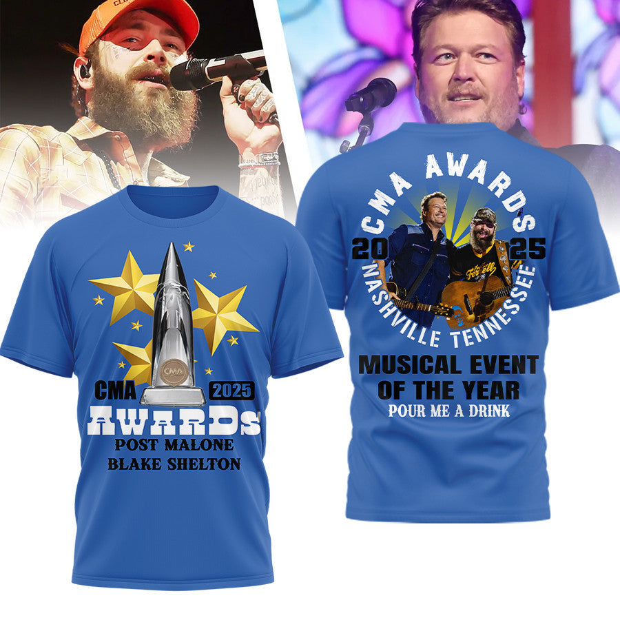 Premium PTML CMA Awards 3D Shirt HI