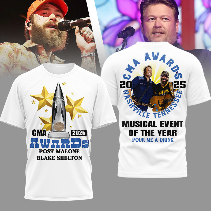 Premium PTML CMA Awards 3D Shirt HI