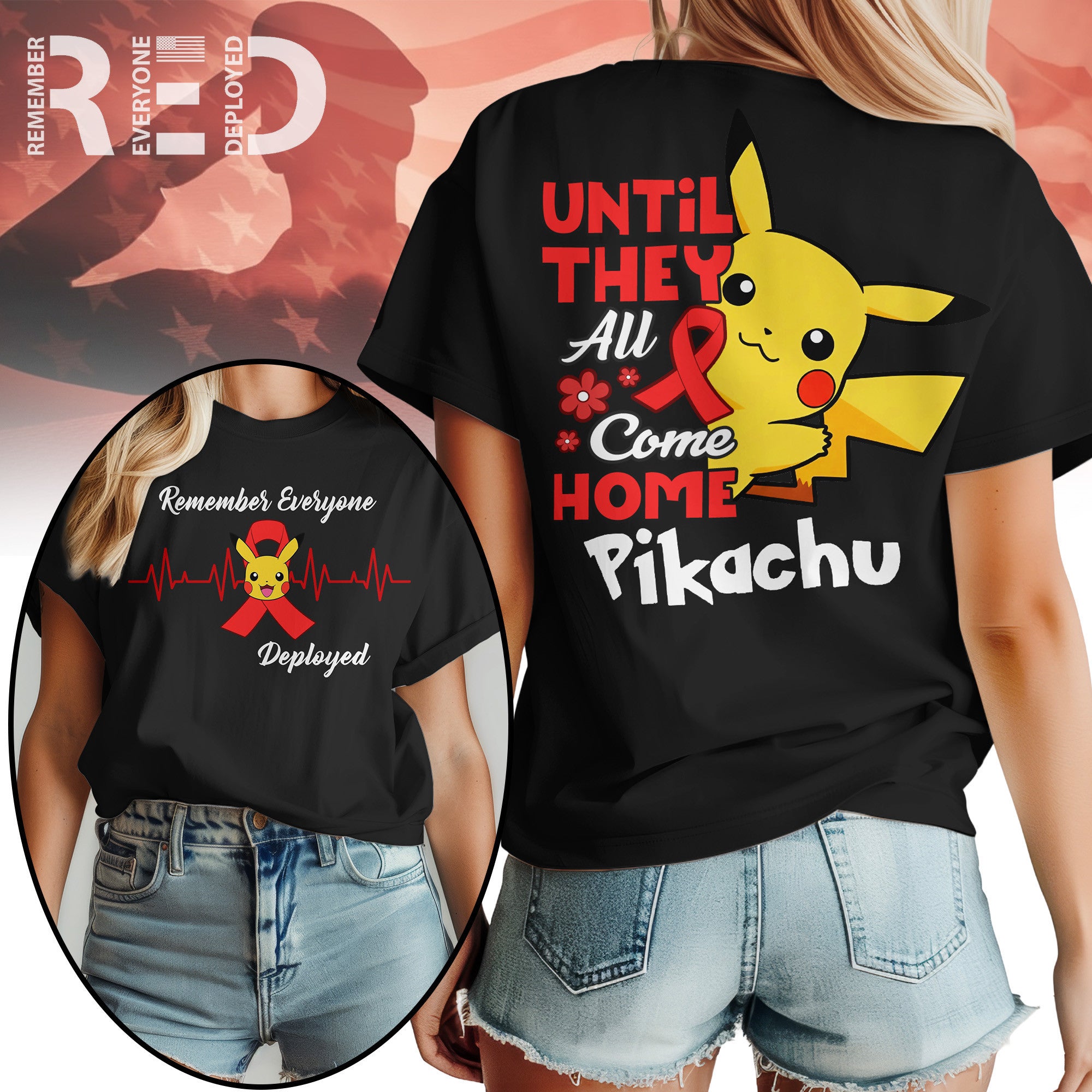 Premium PKM Red Friday 3D Shirt NY