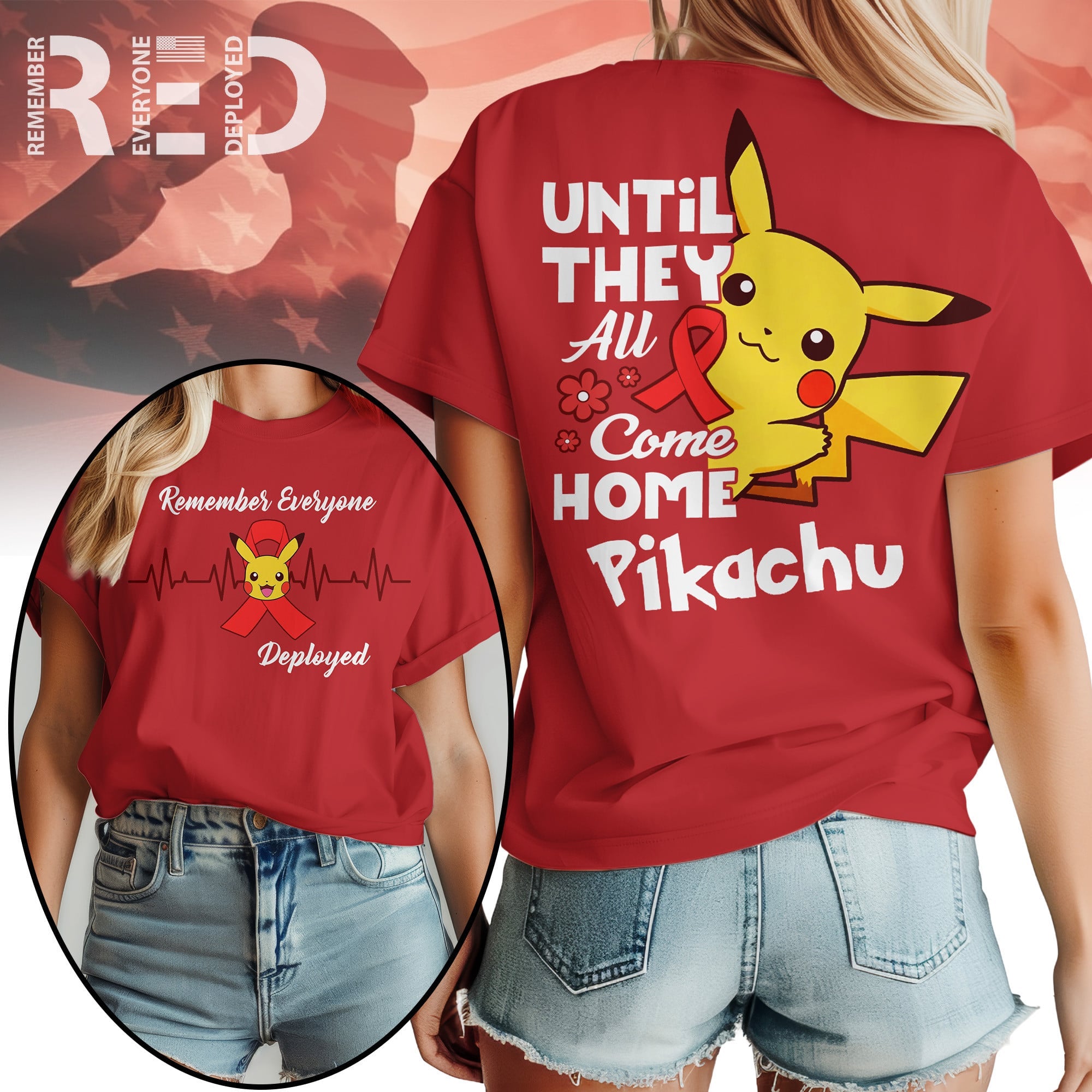 Premium PKM Red Friday 3D Shirt NY