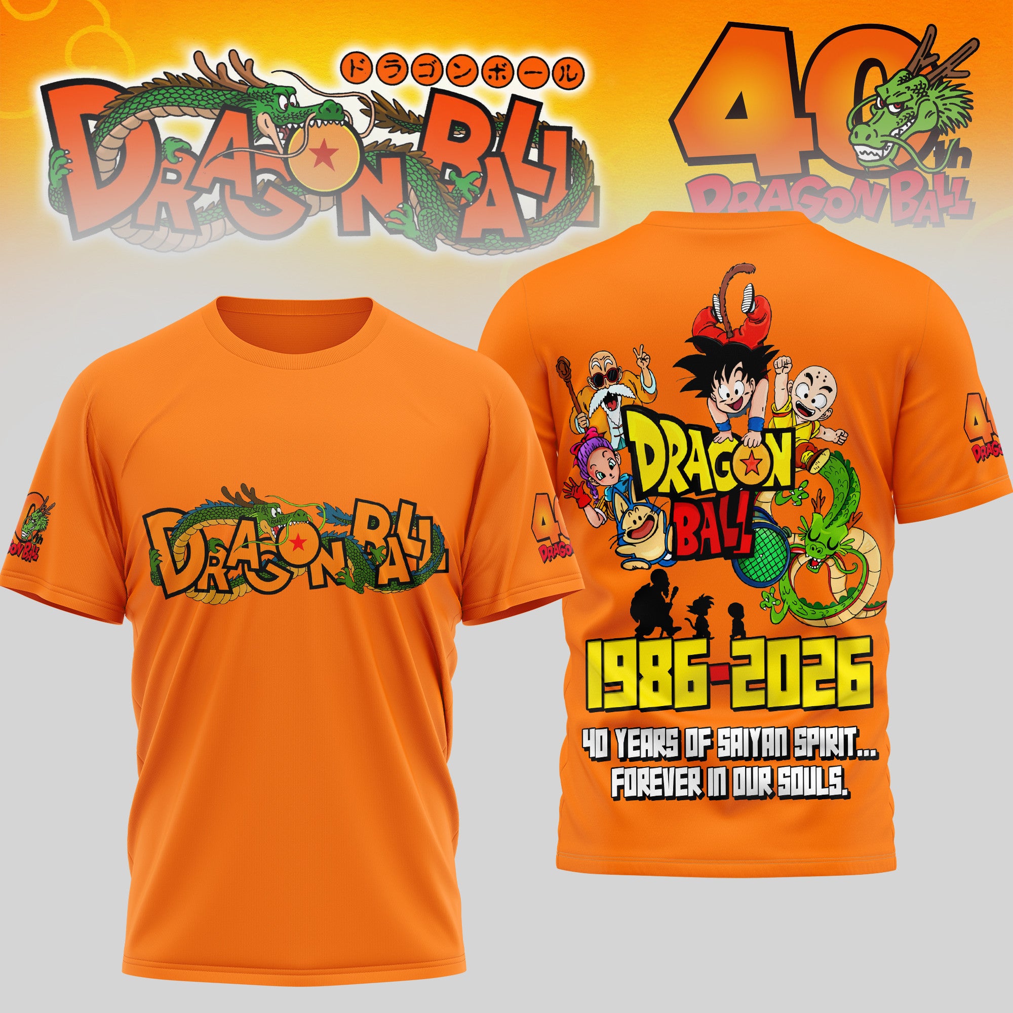 Premium DGBL 40th Anniversary 3D Shirt TD