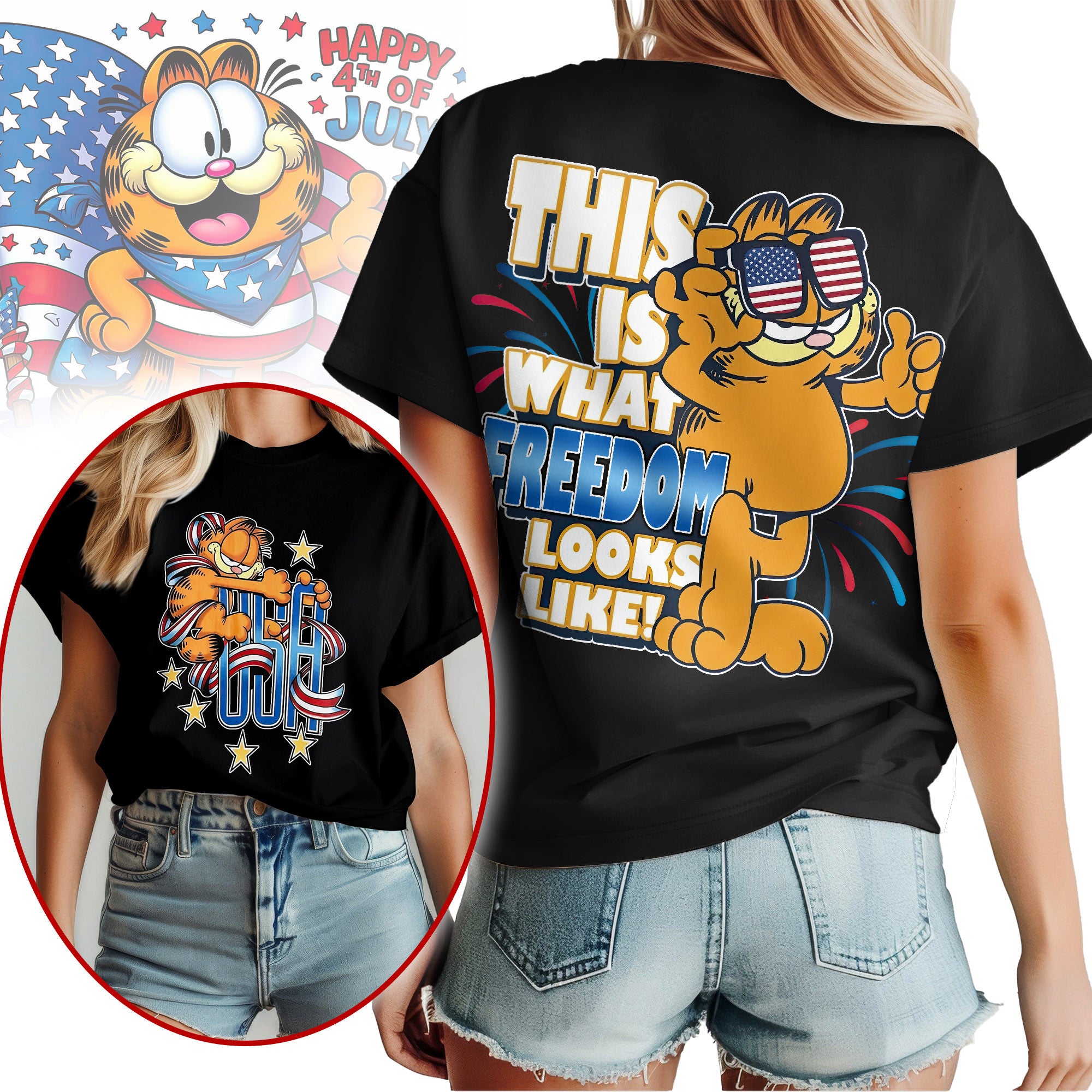 Premium GFLD Celebrates USA 250th Anniversary 3D Shirt NP