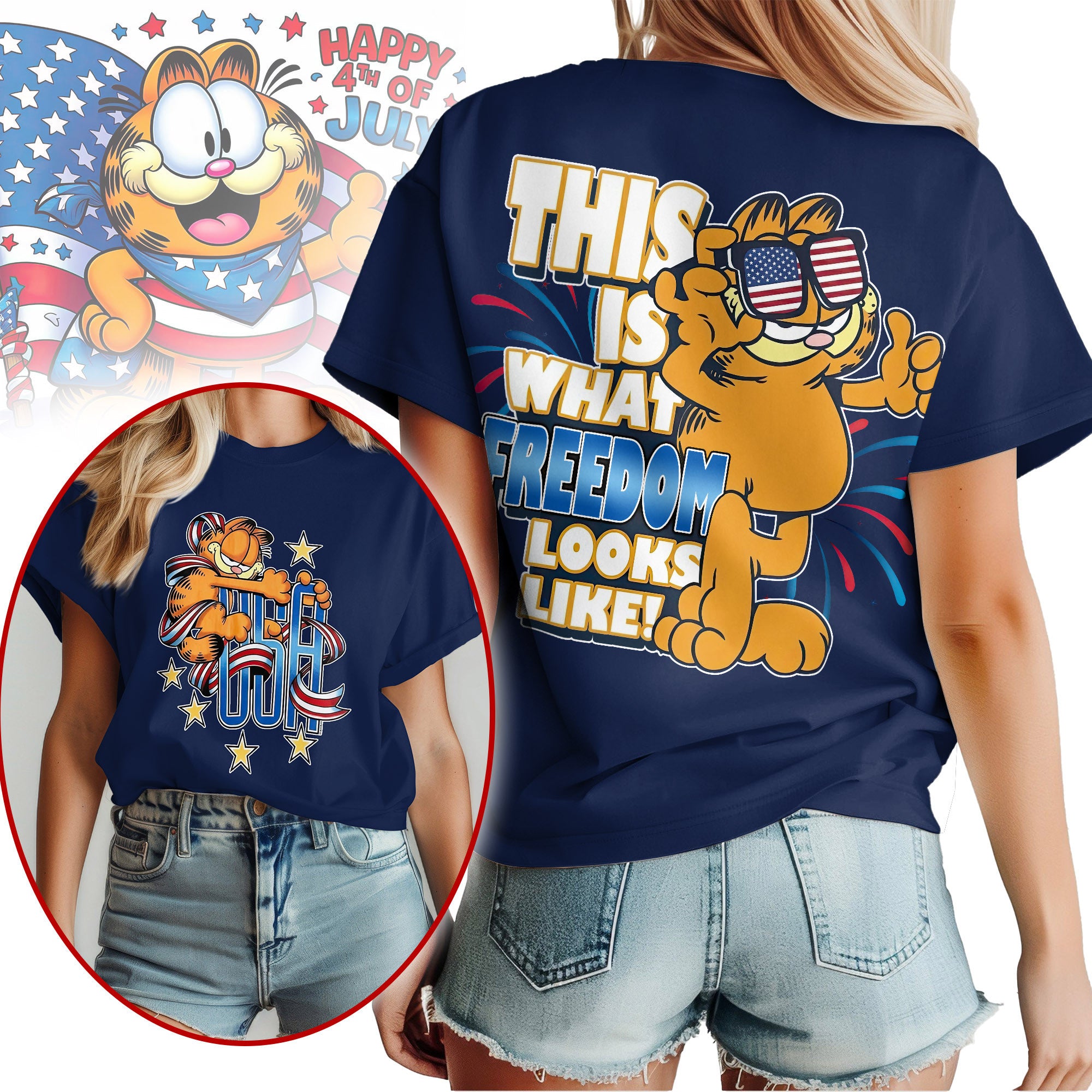 Premium GFLD Celebrates USA 250th Anniversary 3D Shirt NP