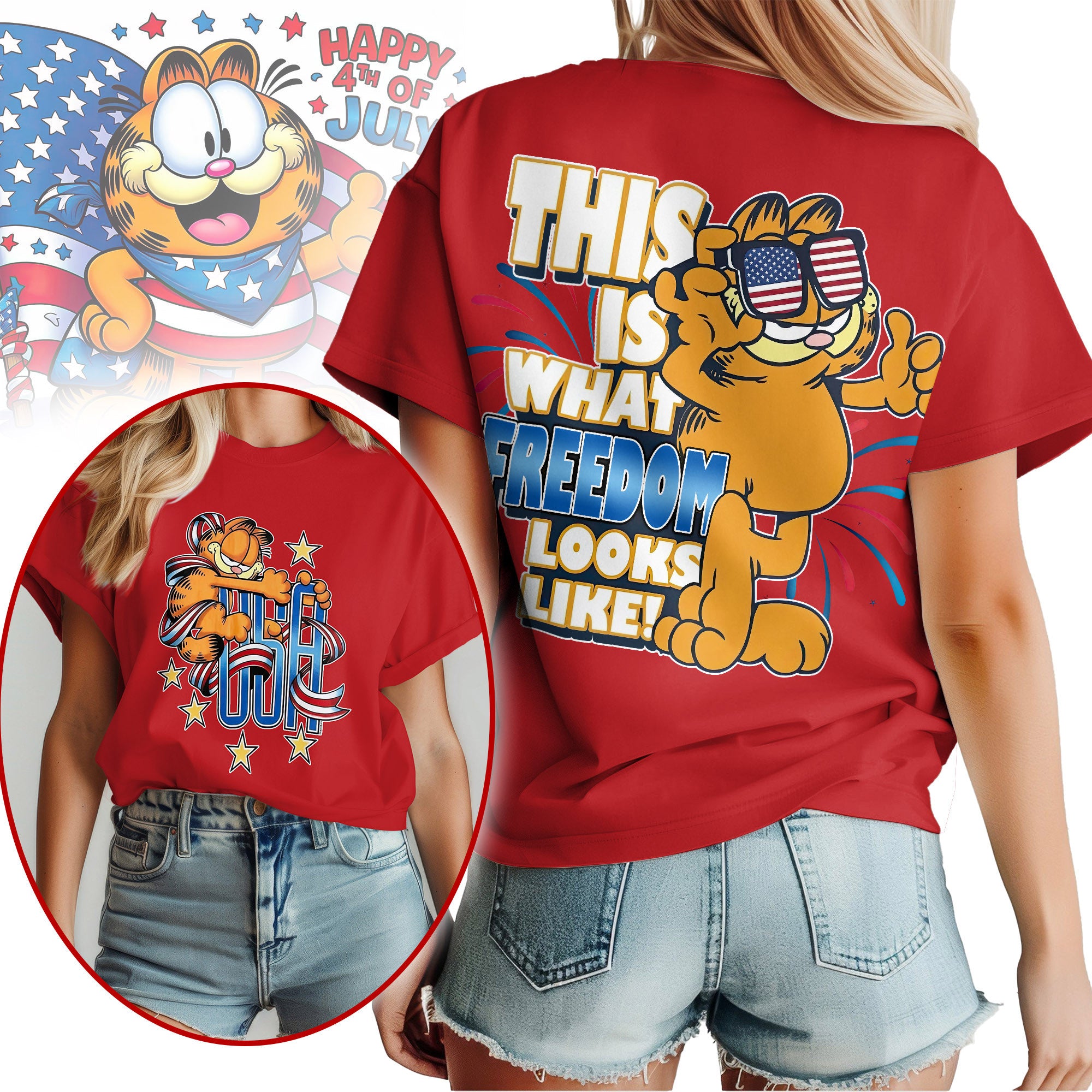Premium GFLD Celebrates USA 250th Anniversary 3D Shirt NP