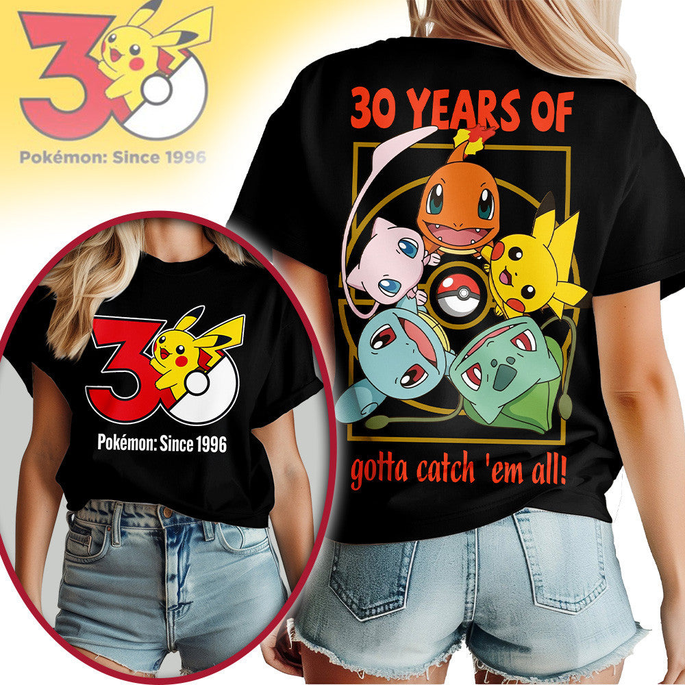 Premium PKM 30th Anniversary Celebration 3D Shirt NP