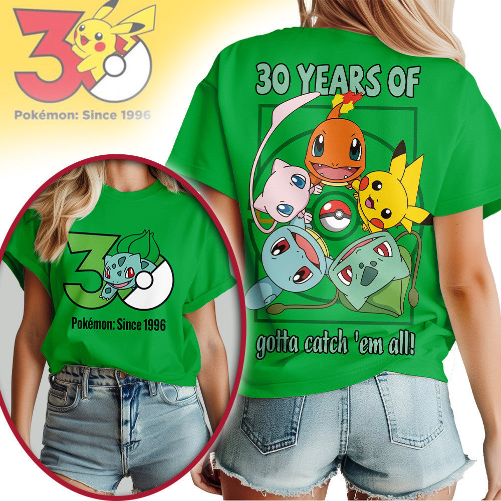 Premium PKM 30th Anniversary Celebration 3D Shirt NP