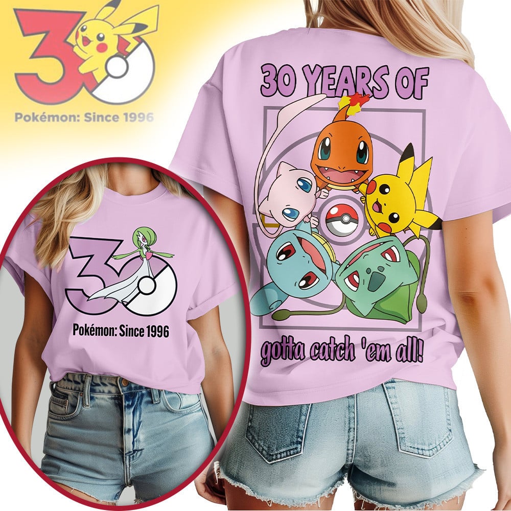 Premium PKM 30th Anniversary Celebration 3D Shirt NP