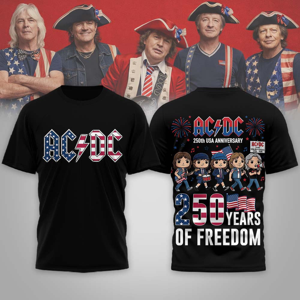 Premium ACDC 250th Anniversary 3D Shirt NP