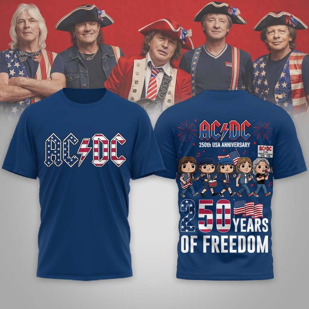 Premium ACDC 250th Anniversary 3D Shirt NP