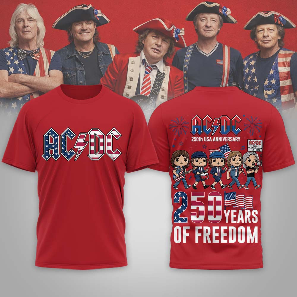 Premium ACDC 250th Anniversary 3D Shirt NP